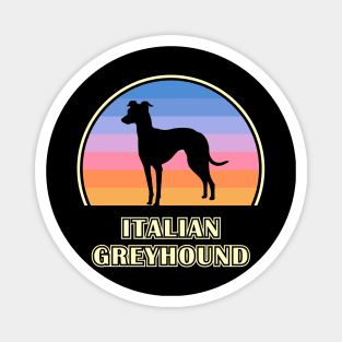 Italian Greyhound Vintage Sunset Dog Magnet